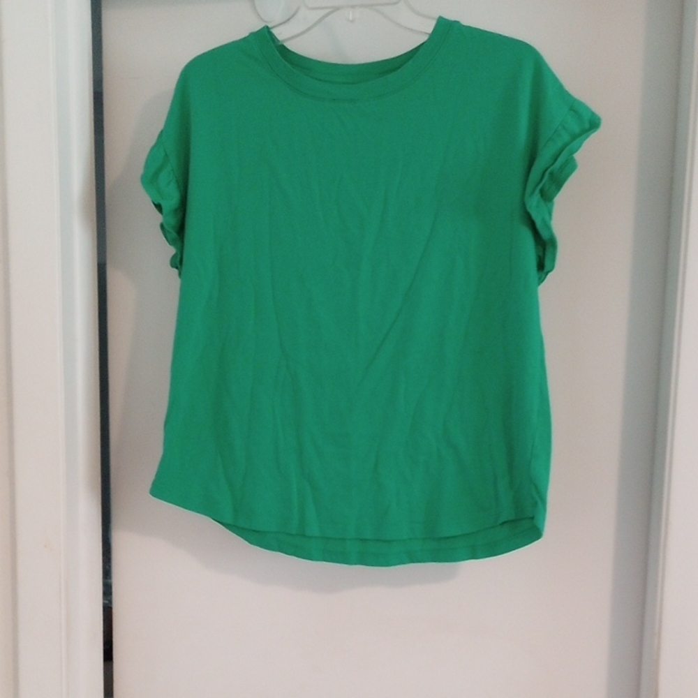 crown & ivy Vibrant Green Short Sleeve Tee